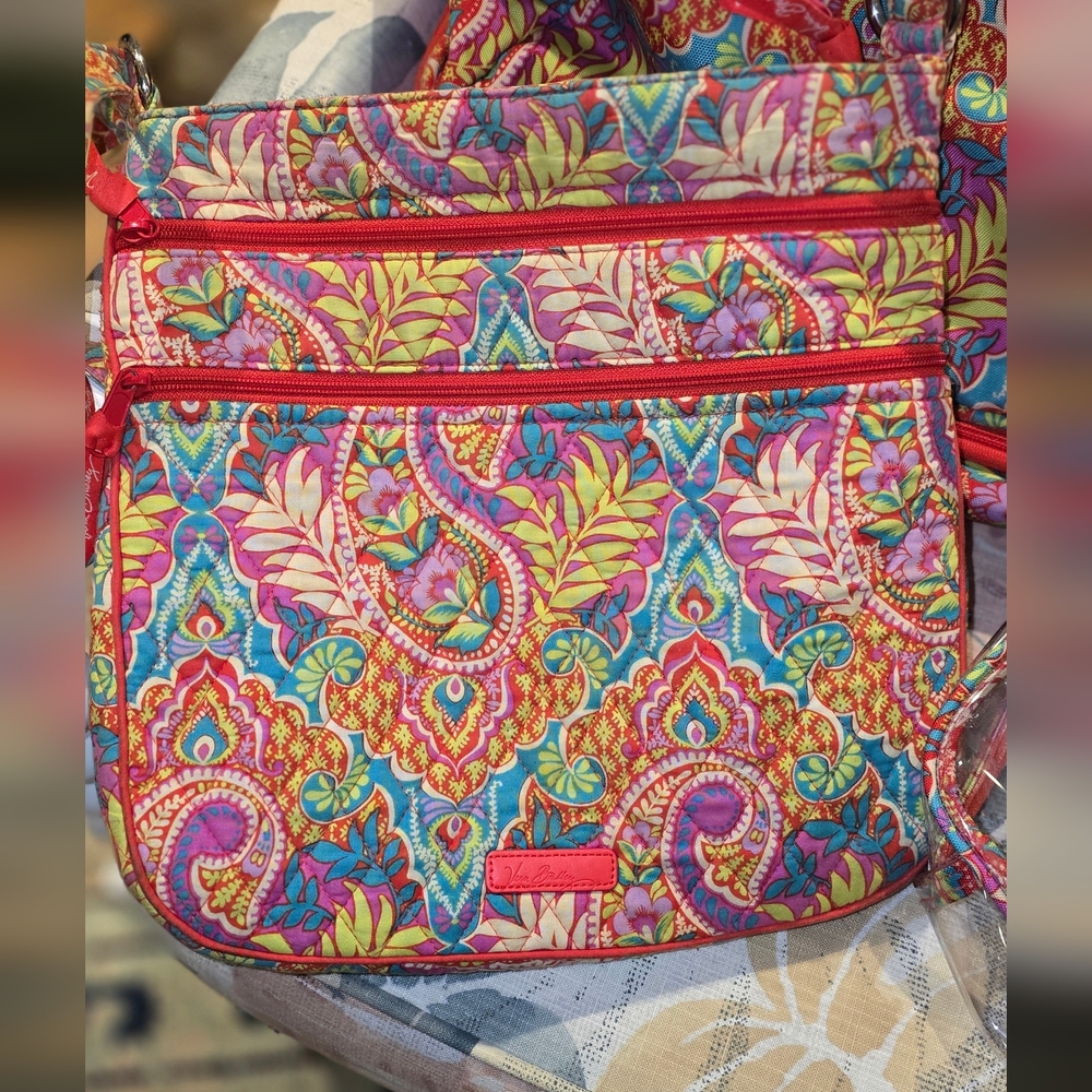 Vera Bradley Colorful Paisley Travel Bag Set - Picture 3 of 14